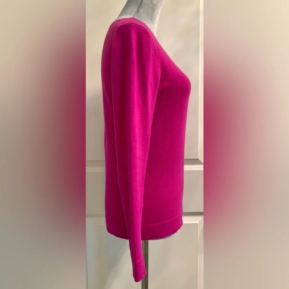 J. Crew Crewneck Teddie Wool Blend Long Sleeve Pink Sweater Jumper Women’s Sz XS
